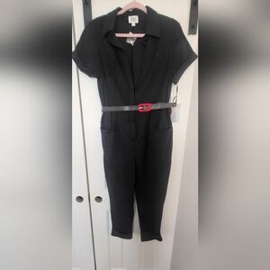 Unique Vintage black jumpsuit sz 14